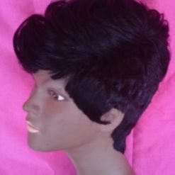 Alternative view of Perruque naturelle style "Coupe Simple" fabrication artisanale