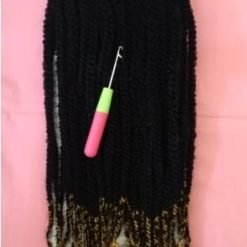 Alternative view of Crochet à cheveux pour tresses et extensions