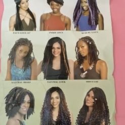 Alternative view of Mèche synthétique faux locs style "FREEDOM"