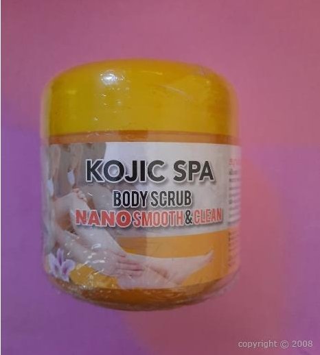 NANO gommage lissant & nettoyant solution de blanchiment au curcuma et au miel