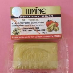 Savon LUMINE exfoliant abricots extra éclaircissant à l'extrait d'or pure et de tomate 14 Jours
