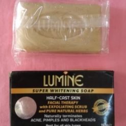 Savon LUMINE facial super blanchissant éclaircissant gommant exfoliant pour peau métissée en 14 Jours