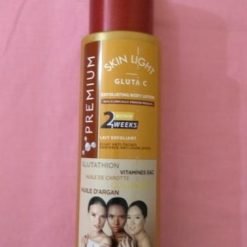 Lait exfoliant éclat anti-taches au glutathion vitamines E et C, aux huiles d'argan et carotte au collagène 2 semaines