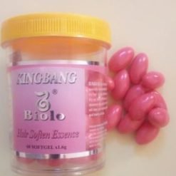 Capsule de gel adoucissant KINGBANG pour cheveux à la vitamine E et à l'aloe vera
