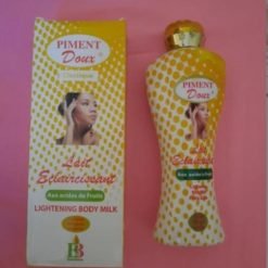 Lait corporel éclaircissant aux acides de fruits 7 jours PIMENT DOUX