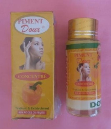 Concentré traitant et éclaircissant aux acides de fruits PIMENT DOUX