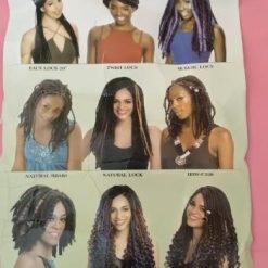 Alternative view of Mèche synthétique faux locs style "FREEDOM"