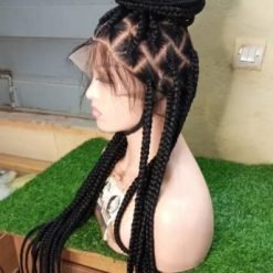 Perruque synthetique tresse style"frontal"