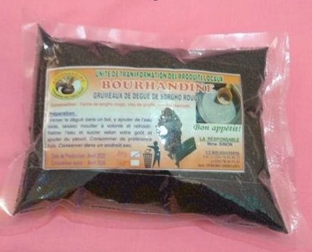 Grumeaux de Dêguê de sorgho rouge à la menthe et clou de girofle