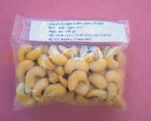 Amande de Cajou grillées salées Bio UTSA