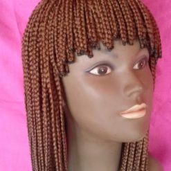 Perruque synthétique tresse style "Yannick" fabrication artisanale
