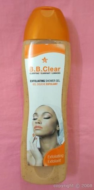 Gel douche B.B.CLEAR clarifiant aux acides de fruits
