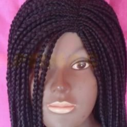 Alternative view of Perruque tresse synthétique style " Simple"