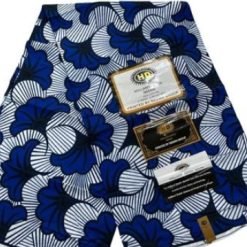 Tissu pagne Africain fleur de mariage