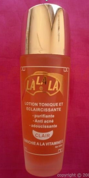 Lotion tonique éclaircissant et purifiant à la vitamine E LALALA