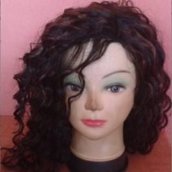 Perruque tissage synthétique style "Ondulé" fabrication artisanale