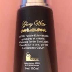 Lotion faciale GLORY WHITE éclaircissante gommante traitante