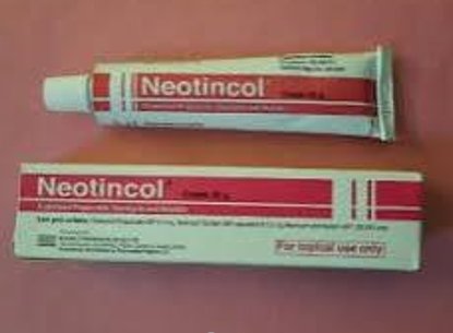 Tube crème NEOTINCOL anti-inflammatoire antibactérien