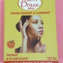 Savon PIMENT DOUX traitant clarifiant et éclaircissant aux acides de fruits
