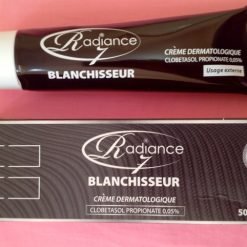 Tube crème dermatologique blanchisseur RADIANCE 7