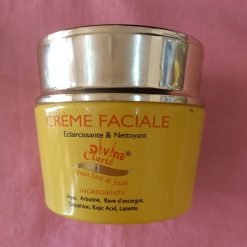 Crème faciale éclaicissante & nettoyant DIVINE CLARTE peau lisse et jeune