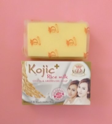 Savon kojic+ au lait de riz au gluta& l'huile aromatique
