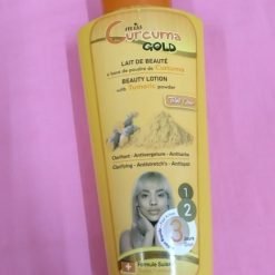 Lait de beauté MISS CURCUMA GOLD à base de poudre de curcuma teint clair clarifiant-antivergeture-antitache