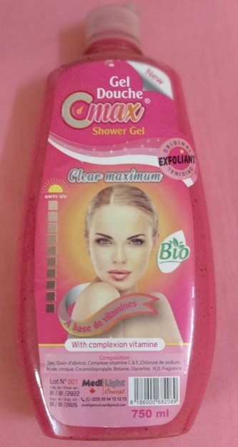 Gel douche exfoliant CMAX