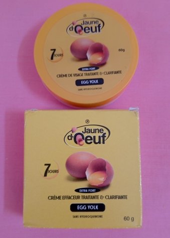 Crème effaceur traitante et clarifiante JAUNE D'OEUF extra fort 7 jours – Image 2