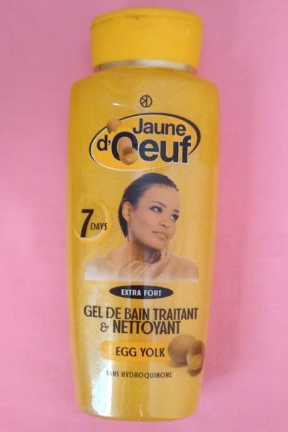 Gel de bain traitant et nettoyant JAUNE D'OEUF 7 jours