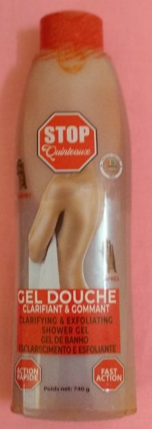 Gel douche clarifiant et gommant STOP QUITEAUX action rapide