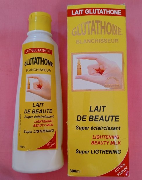 Lait de beauté GLUTATHONE BLANCHISSEUR super éclaircissant action rapide
