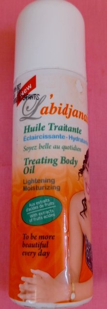 Huile traitant L'ABIDJANAISE éclaircissante-hydratante – Image 2