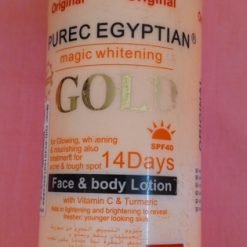 Lait blanchissant visage et corps PUREC EGYPTIAN MAGIC GOLD