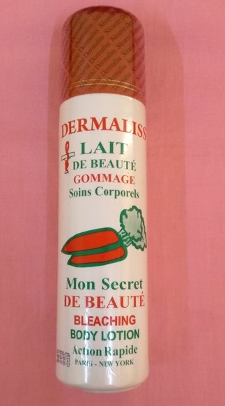 Lait de beauté gommage soins corporels DERMALISS action rapide