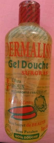 Gel douche DERMALISS surgras ultra doux aux extraits de carotte