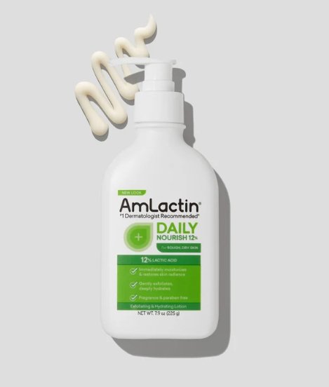 Lotion quotidienne AMLACTIN nourrissante avec 12 % d'acide lactique
