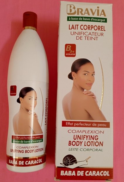 Lait corporel unificateur de teint à la bave d'escargot BRAVIA