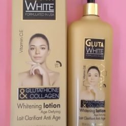 Lait clarifiant anti âge GLUTA WHITE au glutatahione & collagen à la vitamin C E 500ml