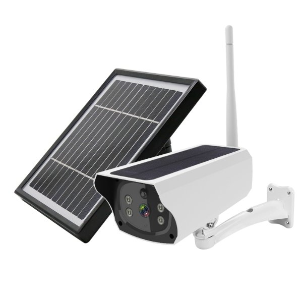 Caméra IP VESAFE Y4P HD 1080P à énergie solaire, détection de mouvement et du réveil PIR, étanche IP66