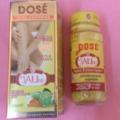 Concentré super éclaircissant PEAU JAUNE dosé aux acides de fruits pieds et mains