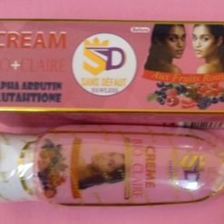 Crème éclaircissant bio+claire alpha arbutin glutathione SANS DÉFAUT fawless aux fruits rouge