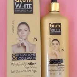 Lait clarifiant anti âge GLUTA WHITE au glutathione & collagen à la vitamin C E 250ml