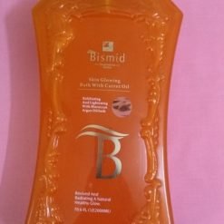BISMID gel douche blanchissant exfoliant à l'huile d'argan à la carotte et vitamine C