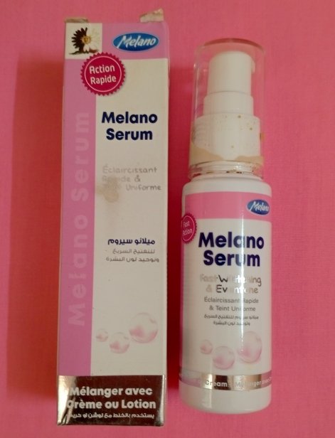 Sérum blanchissant MELANO rapide et unifiant action rapide