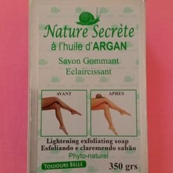 Savon gommant éclaircissant NATURE SECRETE à l'huile d'argan