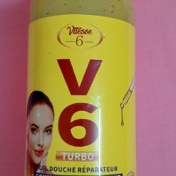 Gel douche réparateur gommant éclaircissant V 6 à la vitamine E 7 jours VITESSE 6