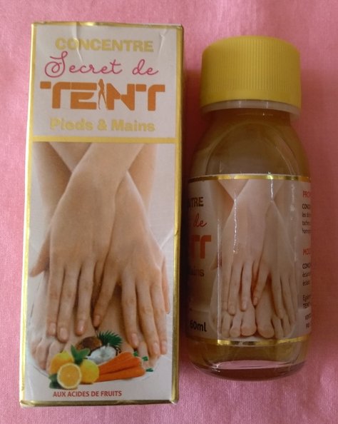 Concentré SECRET DE TEINT pieds et mains aux acides de fruits