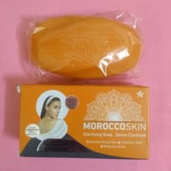 Savon clarifiant MOROCCOSKIN élimine les impuretés-clarifie la peau- réduit l'acné