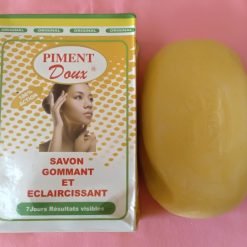 Savon gommant et éclaircissant PIMENT DOUX  7 jours résultats visibles